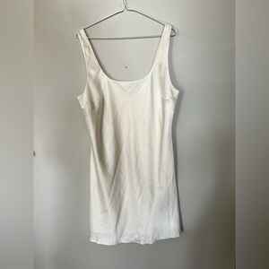 Abercrombie & Fitch Stylish White Sleeveless Short Dress
